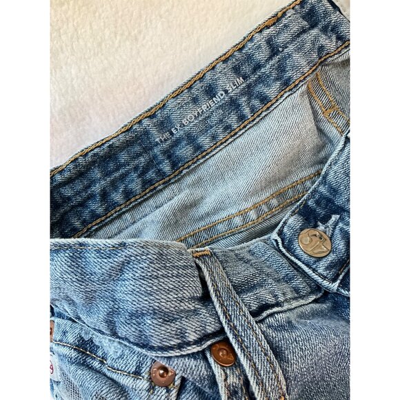 AG - ED Denim The EX-Boyfriend Slim Jeans distressed size 28 - Picture 8 of 10